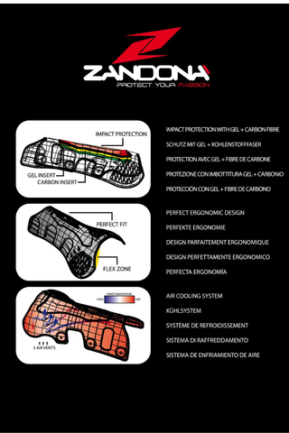 Zandona King Carbon Air Dressage Tendon Boots