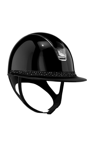 Samshield Miss Shield 2.0 Shadow Glossy Helmet Night Pearl Frontal Band Black