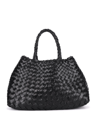 Oran Leather Portofino Woven Bag