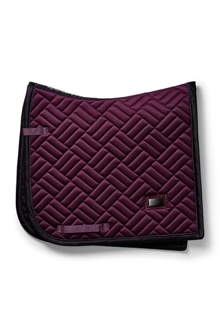 Equestrian Stockholm Dressage Saddle Pad Modern Purple Night