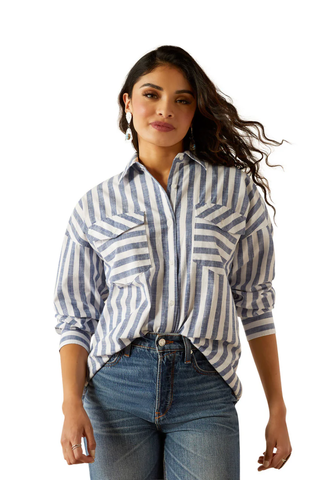 Ariat Womens Baggy Button Up Shirt