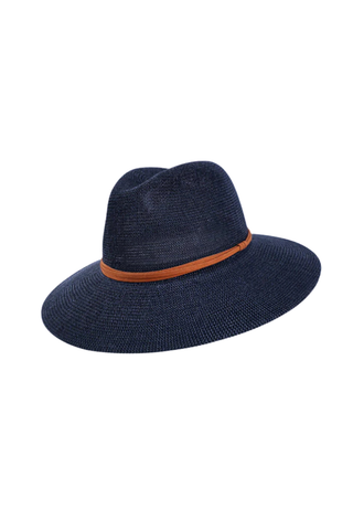 Ladies Straw Hat NAVY