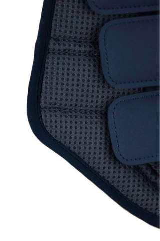 Equestrian Stockholm Mesh Brushing Boots Midnight Blue