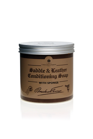 CDM Brecknell Turner Saddle Soap with Sponge
