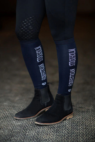 Equestrian Stockholm Bamboo Blend Socks Midnight Blue