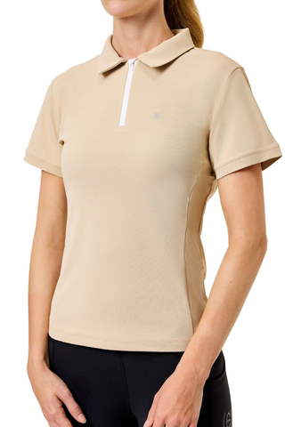 Equestrian Stockholm Ladies Zip Polo Shirt