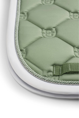 Equestrian Stockholm Dressage Saddle Pad Pistachio White