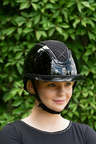 FairPlay Equileus Stellify Shiny Wide Peak Helmet