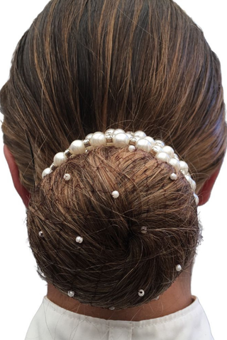 Boutique Equines Ella Hair Net with Pearls