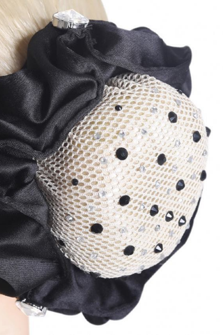 Boutique Equines Clarissa Hair Net with Black Crystals