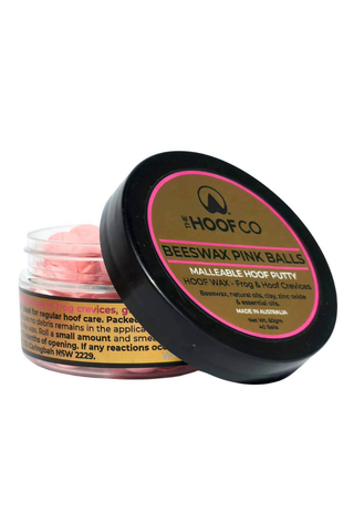 The Hoof Co Beeswax Pink Balls Frog & Hoof Crevice Wax