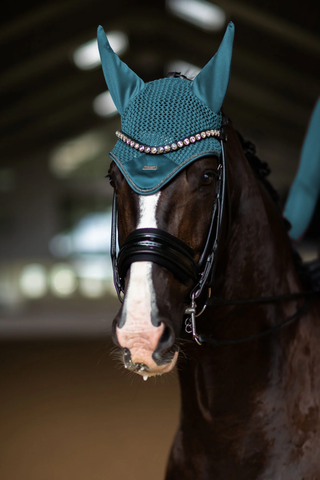 Equestrian Stockholm Bonnet Modern Teal Blue