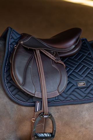 Equestrian Stockholm JUMP Saddle Pad Modern Midnight Blue