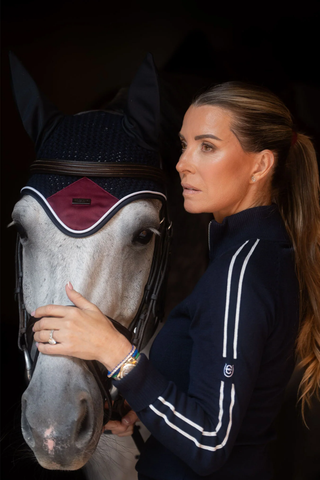 Equestrian Stockholm Ear Bonnet Modern Luxe