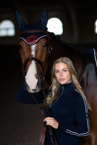Equestrian Stockholm Ear Bonnet Modern Luxe