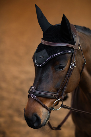 Equestrian Stockholm Ear Bonnet Modern Crystal