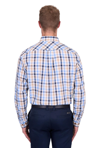 Thomas Cook mens Jesse Check 2 Pocket Long Sleeve Shirt