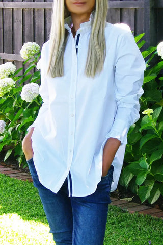 Who's Charlie Maple Cotton Poplin Shirt