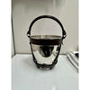 Metal Wine Bucket with Leather Strapping