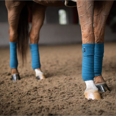 Equestrian Stockholm Fleece Bandages Set of 4 Modern Amalfi Coast