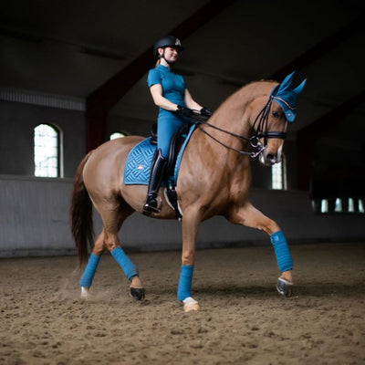 Equestrian Stockholm Dressage Saddle Pad Modern Amalfi Coast