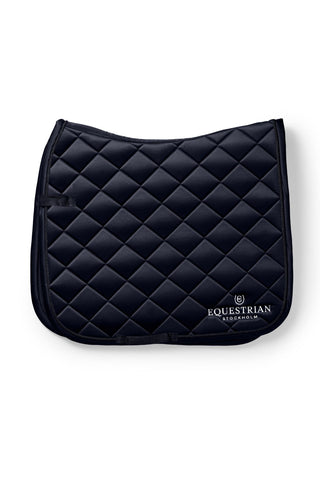 Equestrian Stockholm Dressage Saddle Pad Line Navy