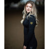 Equestrian Stockholm Long Sleeved Vision Top Black Gold