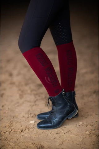 Equestrian Stockholm Sportive Bordeaux Socks