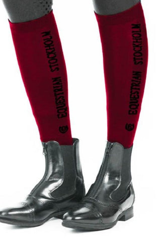 Equestrian Stockholm Sportive Bordeaux Socks