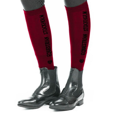 Equestrian Stockholm Sportive Bordeaux Socks