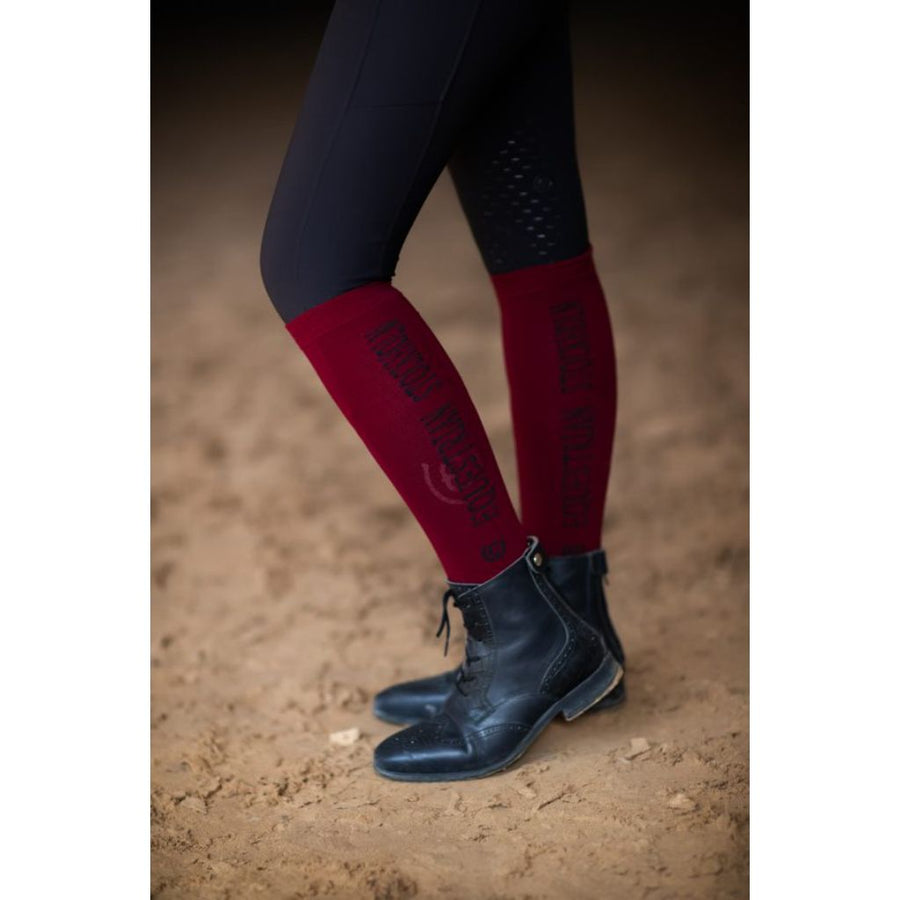 Equestrian Stockholm Sportive Bordeaux Socks