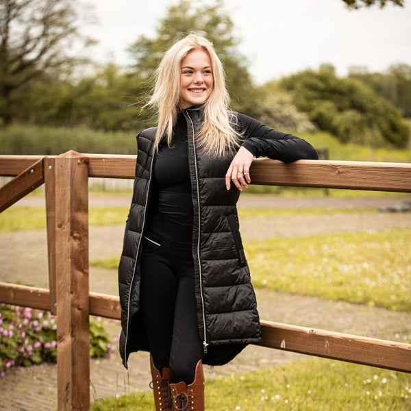 CASTLEBERRY HILLS HILLSLOPE VEST(BLACK)（Black | Diamond Quilted  