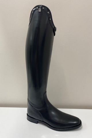 Cavallo Insignis Slim Lux Dressage Tall Boots with Patent and Crystal Bow