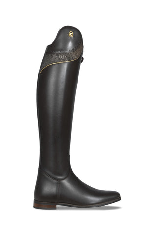 Cavallo Insignis Dressage Boots with Wave Brogue and Lizard Top