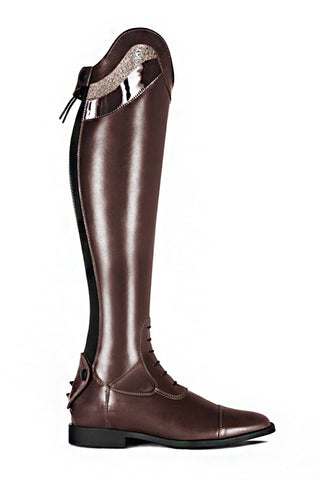 Cavallo Linus SLIM Boots with Patent and Sparkle Panel