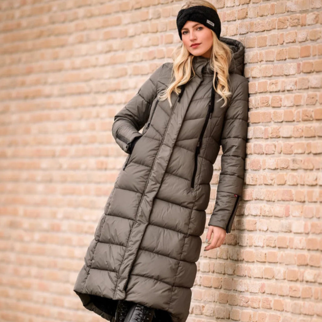 Cavallo Meadow Ladies Long Padded Coat – Horse in the Box