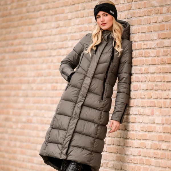 Cavallo Meadow Ladies Long Padded Coat – Horse in the Box