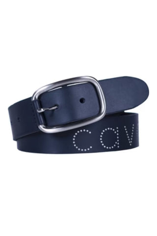 Cavallo Tracy Italian Leather Belt with Nailhead Detail