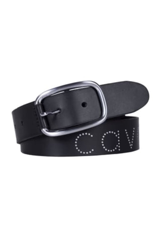 Cavallo Tracy Italian Leather Belt with Nailhead Detail