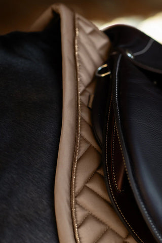 Equestrian Stockholm Jump Saddle Pad Modern Champagne