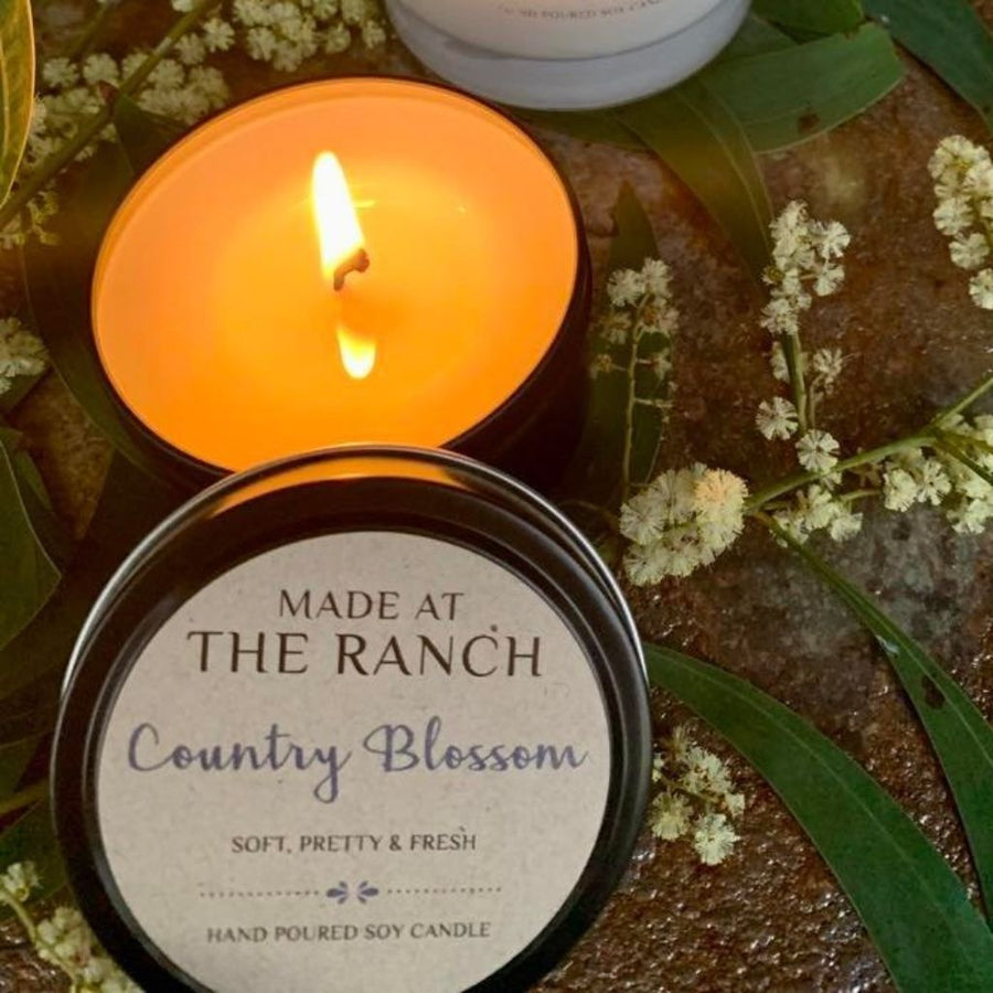 Made at the Ranch Small Candle in Tin