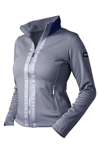 Equestrian Stockholm Fleece Jacket Crystal Grey