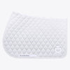 Cavalleria Toscana Circular Quilted Jersey Jump Saddle Pad Light Grey