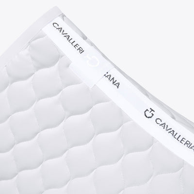 Cavalleria Toscana Circular Quilted Jersey Jump Saddle Pad Light Grey