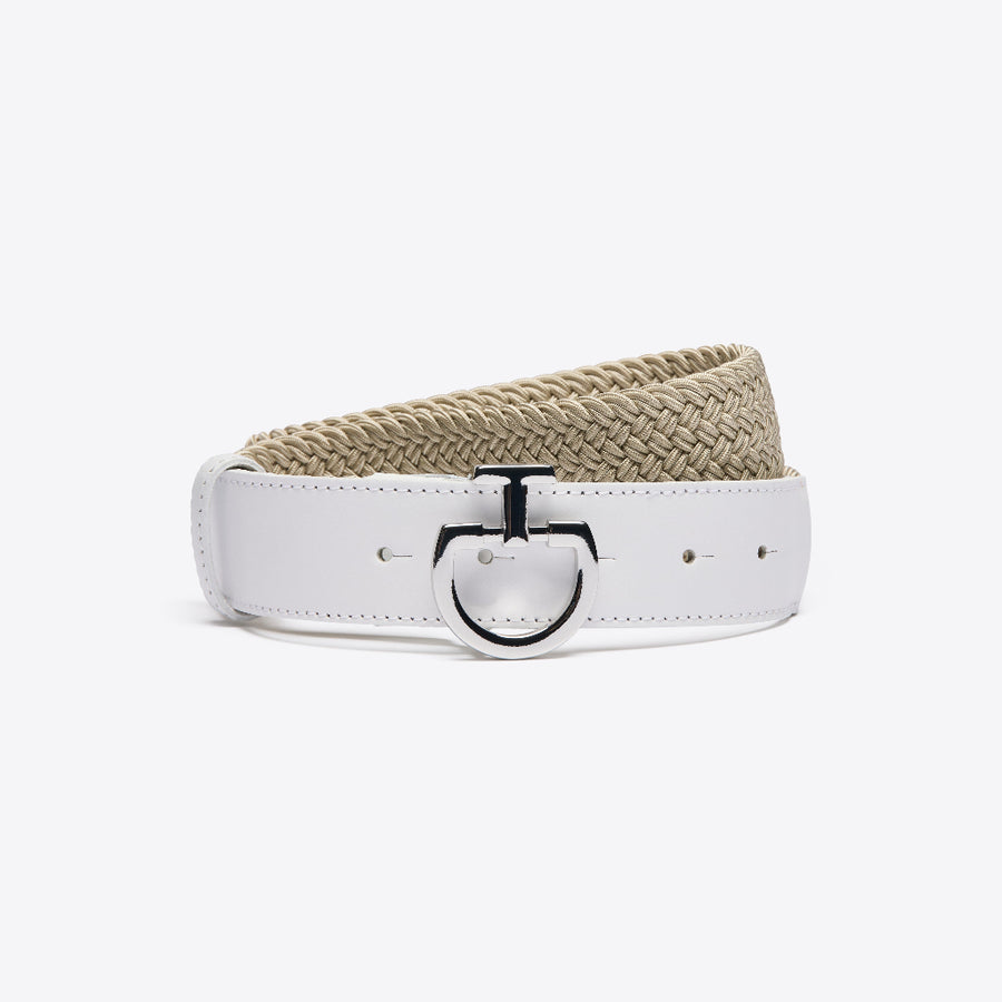 Cavalleria Toscana Womens Elastic Belt with Clasp SS25