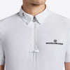 Cavalleria Toscana Mens Jersey Short Sleeved Competition Shirt with Zip