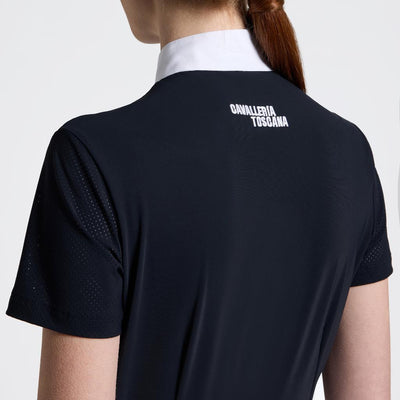 Cavalleria Toscana Ladies Perforated Jersey Short Sleeved Competition Shirt