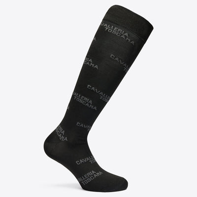 Cavalleria Toscana Jaquard Logo Socks