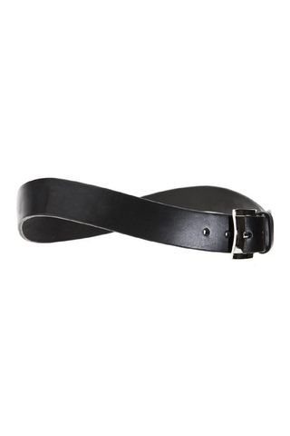 Curved Handmade Leather Belt