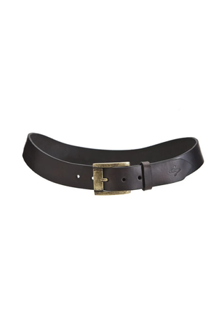 Curved Handmade Leather Belt